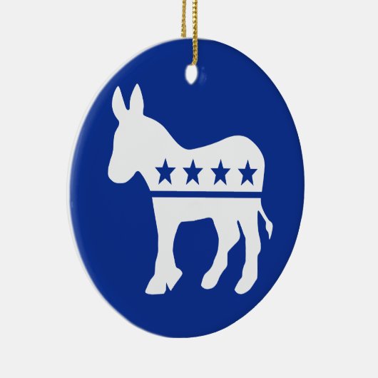Demokrat Donkey Ornament (Rechts)