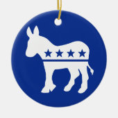 Demokrat Donkey Ornament (Vorne)