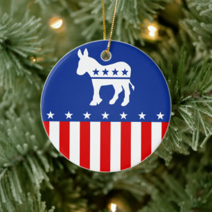 Demokrat Donkey Ornament