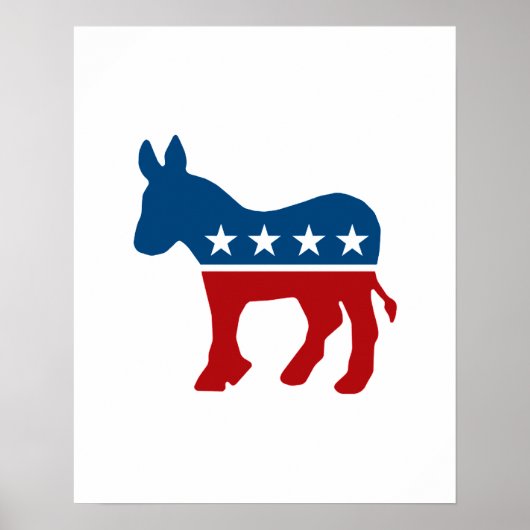 Demokrat Donkey Poster (Vorne)