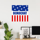 Demokrat Donkey Poster (Heimbüro)