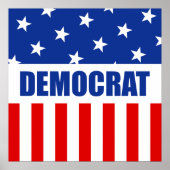 Demokrat Donkey Poster (Vorne)