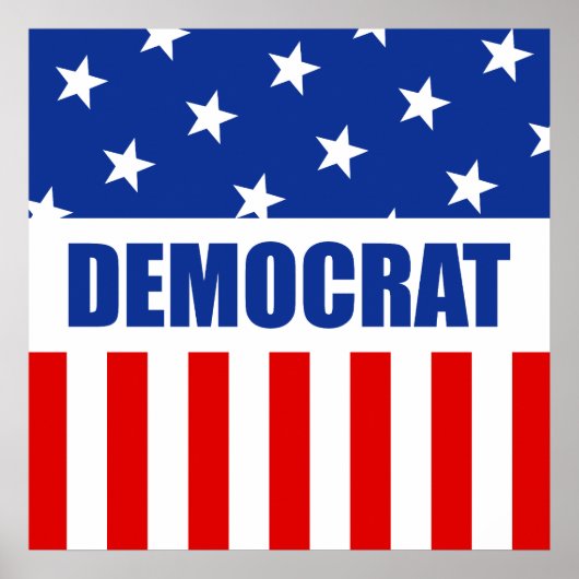 Demokrat Donkey Poster (Vorne)