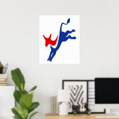 Demokrat Donkey Poster (Heimbüro)