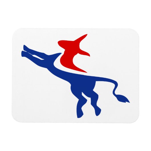 Demokrat Donkey Premium Magnet (Horizontal)