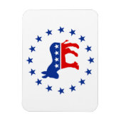 Demokrat Donkey Premium Magnet (Vertikal)