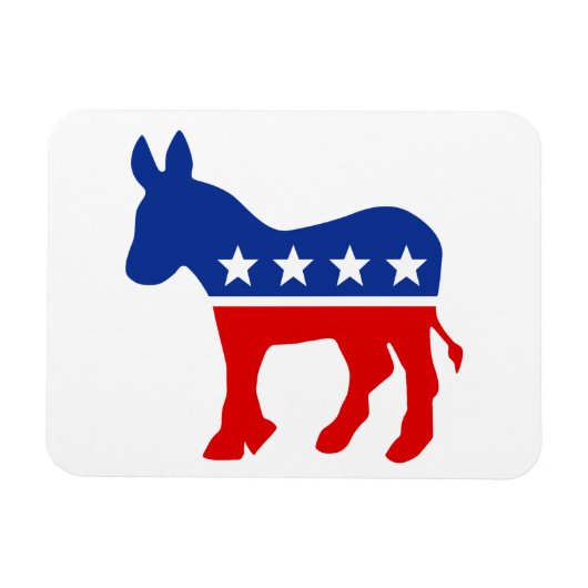 Demokrat Donkey Premium Magnet (Horizontal)
