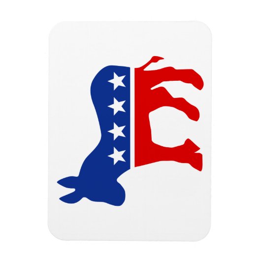 Demokrat Donkey Premium Magnet (Vertikal)