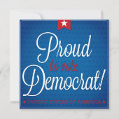 Demokrat Einladung (Vorderseite)