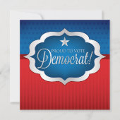 Demokrat Einladung (Vorderseite)