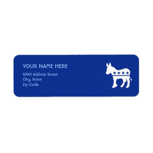 Demokrat-Esel-Aufkleber
