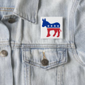 Demokrat-Esel Button (Beispiel)