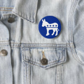 Demokrat-Esel-Knopf Button (Beispiel)