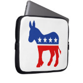 Demokrat-Esel-Laptop-Hülse Laptopschutzhülle (Vorne Rechts)