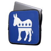 Demokrat-Esel-Laptop-Hülse Laptopschutzhülle (Vorderseite Links)