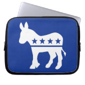 Demokrat-Esel-Laptop-Hülse Laptopschutzhülle (Vorderseite)