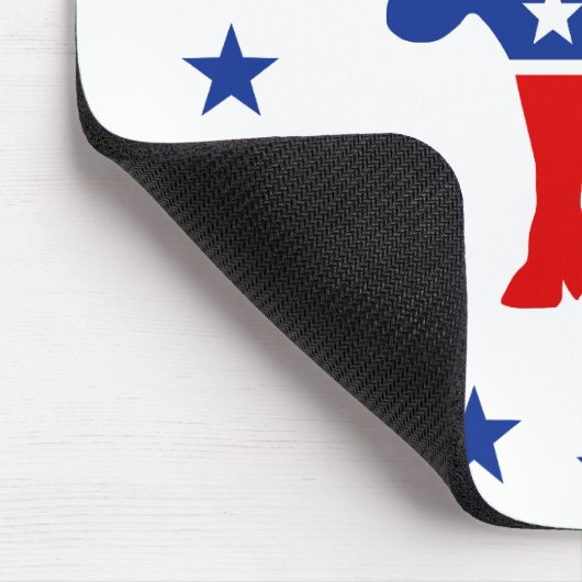Demokrat-Esel Mousepad (Ecke)