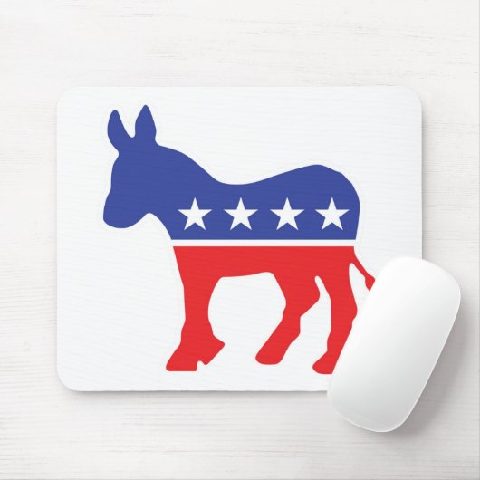 Demokrat-Esel Mousepad (Mit Mouse)