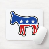 Demokrat-Esel Mousepad (Mit Mouse)