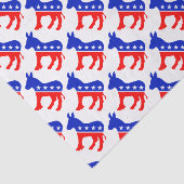 Demokrat-Esel Seidenpapier (Ausschnitt)