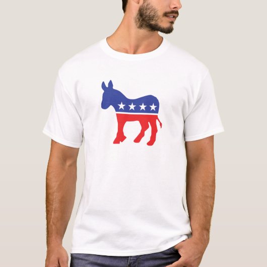 Demokrat-Esel T-Shirt (Vorderseite)