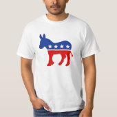 Demokrat-Esel-T-Shirts T-Shirt (Vorderseite)