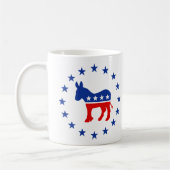 Demokrat-Esel-Tasse Kaffeetasse (Links)