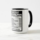 Demokrat Funny Gift Tasse (VorderseiteRechts)
