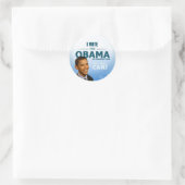 Demokrat-Gang Barack Obama Runder Aufkleber (Tasche)