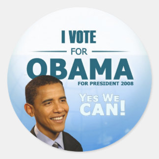 Demokrat-Gang Barack Obama Runder Aufkleber