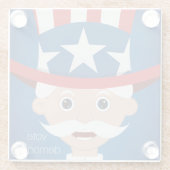 Demokrat Glasuntersetzer (Rückseite)