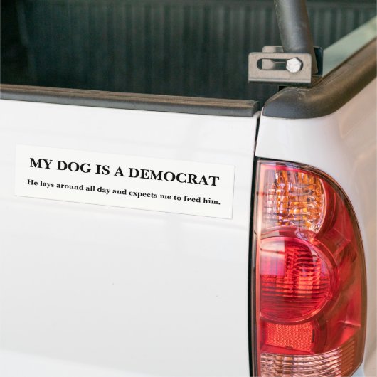 Demokrat-Hund Autoaufkleber (Auf Lkw)
