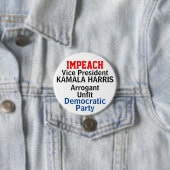 Demokrat Impeach Harris Button (Beispiel)