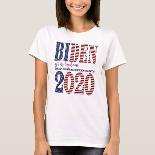 Demokrat Joe Biden 2020 got meine Wahl T-Shirt (Vorderseite)