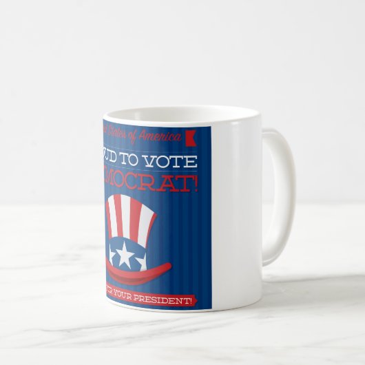 Demokrat Kaffeetasse (VorderseiteRechts)