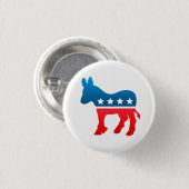 Demokrat-Knopf Button (Vorne & Hinten)