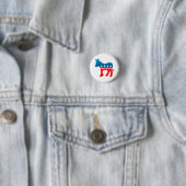 Demokrat-Knopf Button (Beispiel)