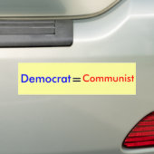 Demokrat, =, kommunistisch autoaufkleber (Auf Auto)
