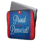 Demokrat Laptopschutzhülle (Vorderseite Links)