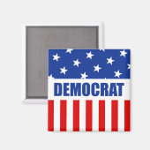 Demokrat Magnet (Vorderseite/Rückseite)