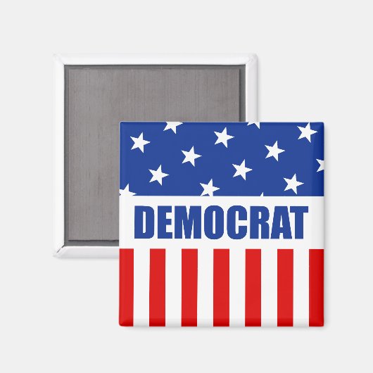 Demokrat Magnet (Vorderseite/Rückseite)