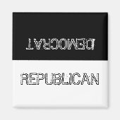 Demokrat oder Republikaner? Magnet (Vorne)