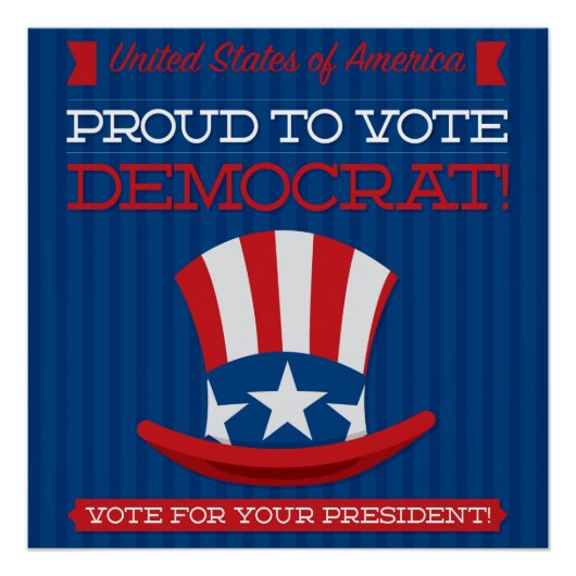 Demokrat Poster (Vorderseite)