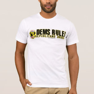 Demokrat-Regel. Republikaner-Geifer-Shirt T-Shirt