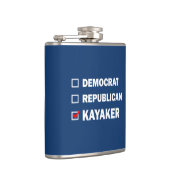 Demokrat Republikaner Kayaker Flachmann (Rechts)