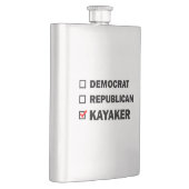 Demokrat Republikaner Kayaker Flachmann (Rechts)