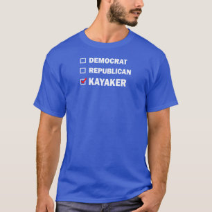 Demokrat Republikaner Kayaker T-Shirt
