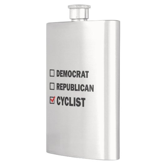 Demokrat Republikaner Zyklist Flachmann (Links)