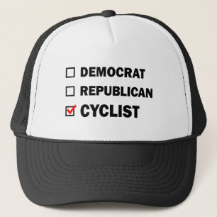Demokrat Republikaner Zyklist Truckerkappe