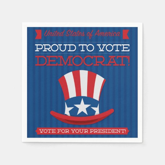 Demokrat Serviette (Vorderseite)